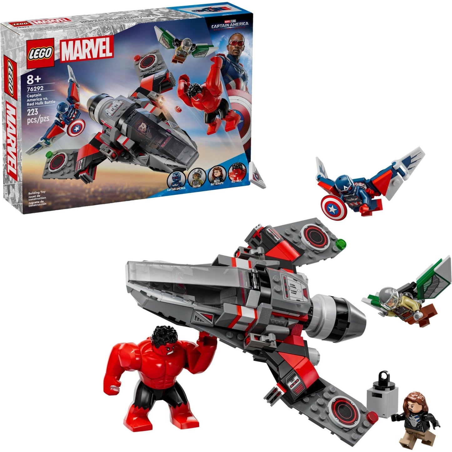 Captain America vs. Red Hulk Battle | Marvel Super Heroes | 76292
