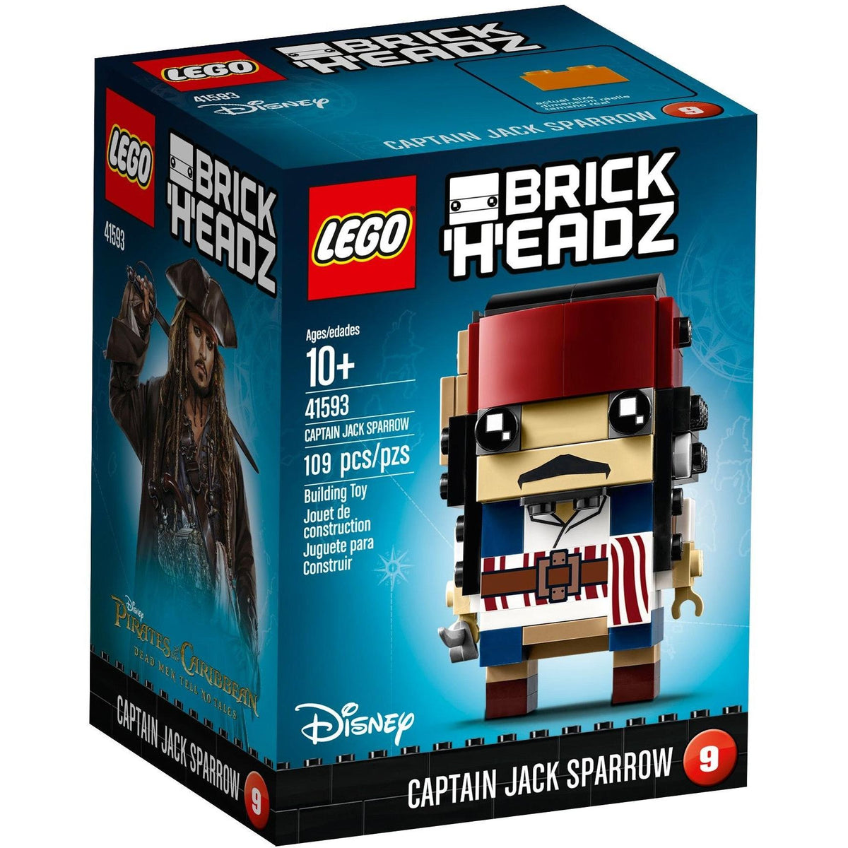 Captain Jack Sparrow | BrickHeadz | 41593