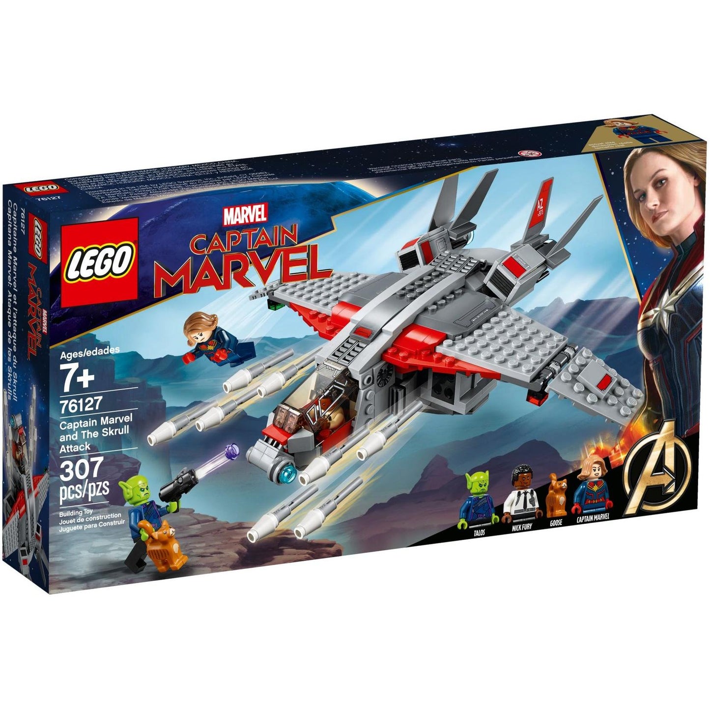 Captain Marvel and The Skrull Attack | Marvel Super Heroes | 76127