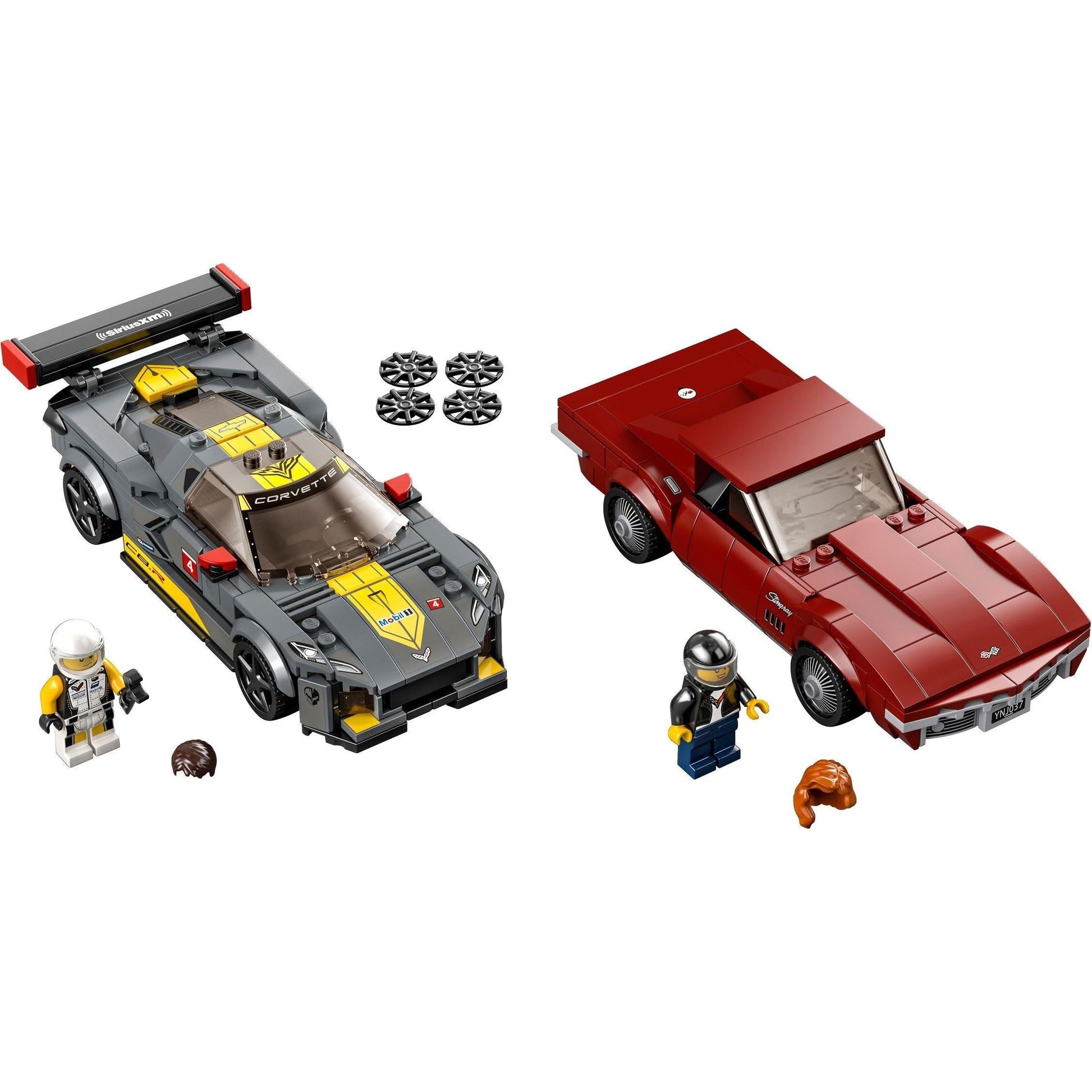 Chevrolet Corvette C8.R de course et Chevrolet Corvette 1968 | Speed ​​Champions | 76903