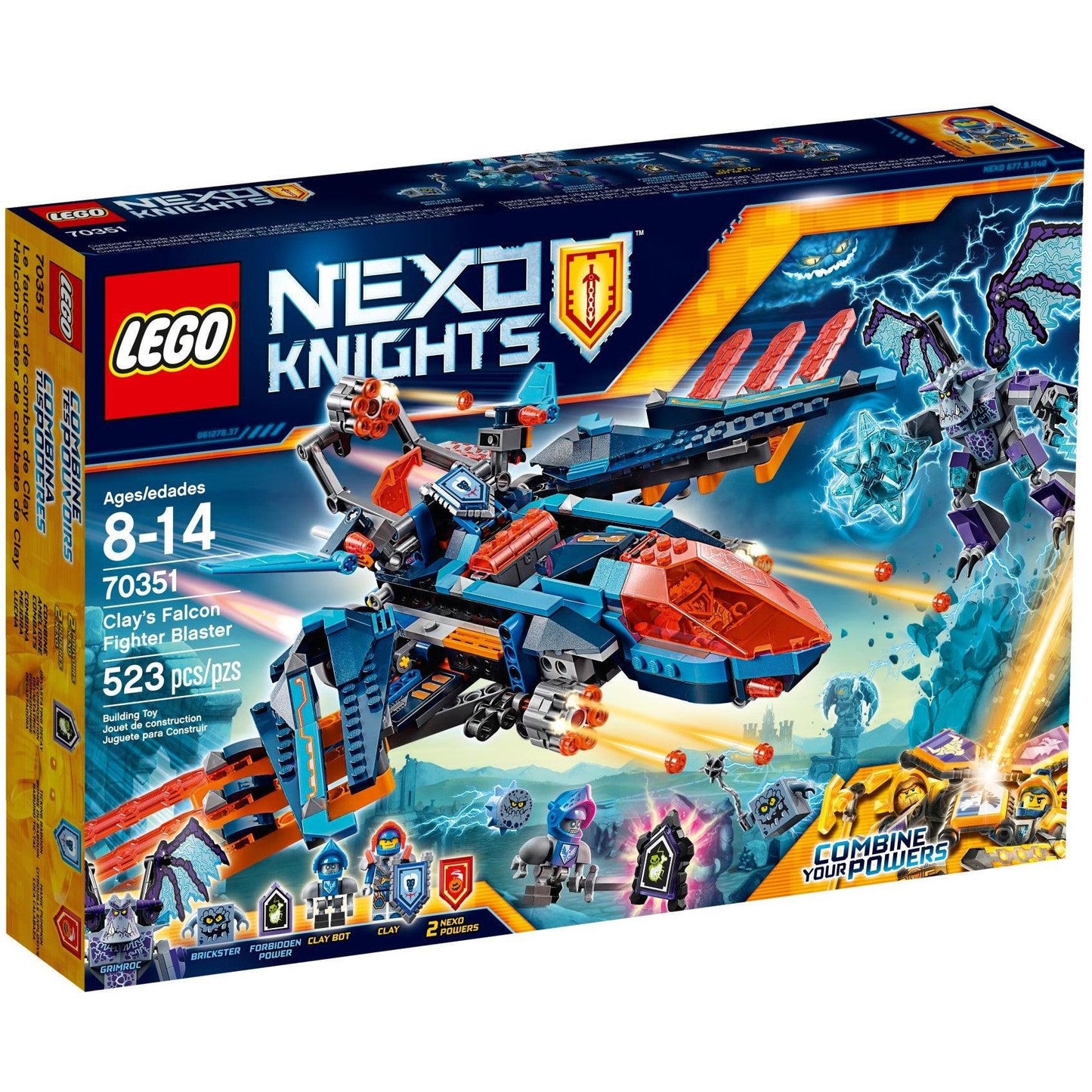 Clay's Falcon Fighter Blaster | Nexo Knights | 70351