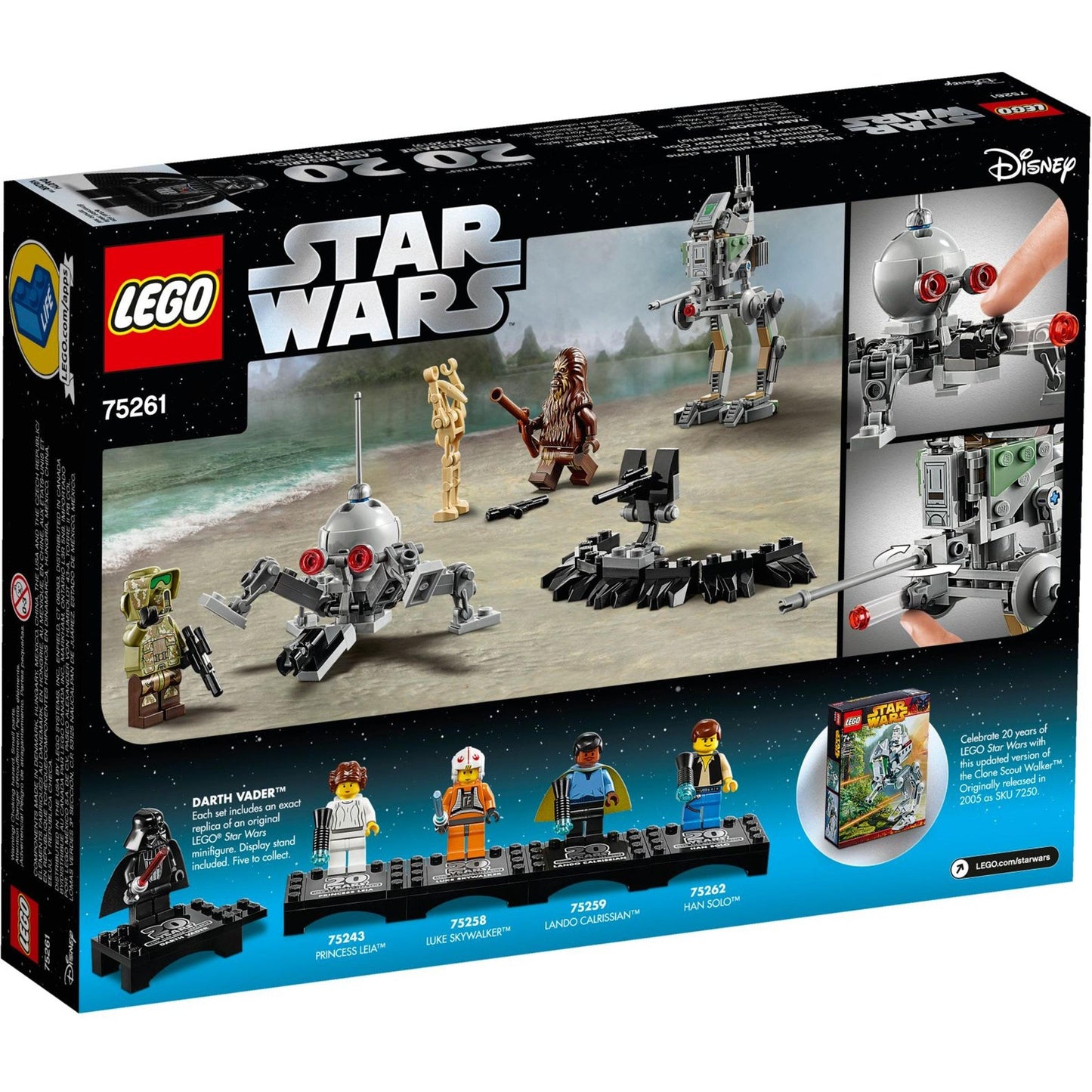Clone Scout Walker 20th Anniversary Edition | Star Wars | 75261