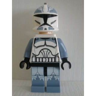 Clone Trooper, 104th Battalion 'Wolfpack' (Phase 1) - Sand Blue Markings, White Jet Pack, Large Eyes | sw0331