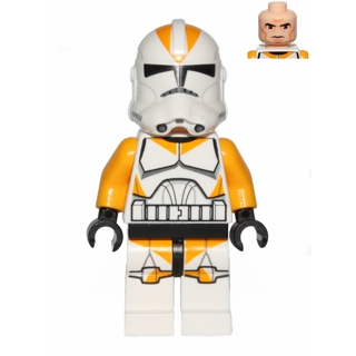 Clone Trooper, 212th Attack Battalion (Phase 2) - Bright Light Orange Arms, Large Eyes | sw0453