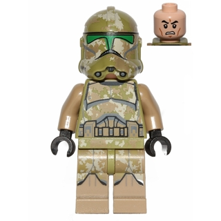 Soldat clone, 41e corps d'élite (Phase 2) - Camouflage Kashyyyk, air renfrogné