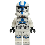 Clone Trooper, 501st Legion (Phase 2) - White Arms, Nougat Head, Helmet with Holes | sw1337