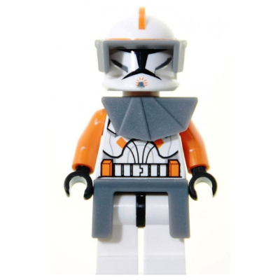 Commandant Cody, soldat clone, 212e bataillon d'attaque (Phase 1) - Visière, épaulière et kama gris bleu foncé, grands yeux | sw0196