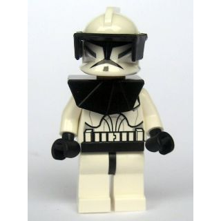 Clone Trooper (Phase 1) - Black Visor and Pauldron, Large Eyes | sw0286