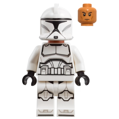 Clone Trooper (Phase 1) - Nougat Head, Printed Legs and Boots | sw1189