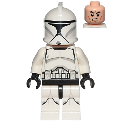 Clone Trooper (Phase 1) - Printed Legs, Scowl | sw0910