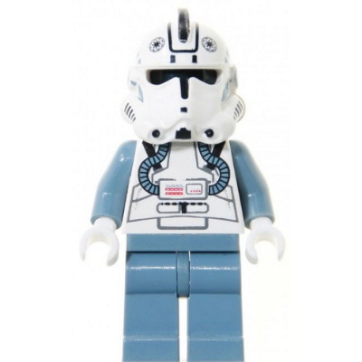 Pilote de V-wing Clone Trooper (Phase 2) - Bras et jambes bleu sable, tête noire | sw0118