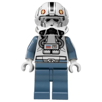 Clone Trooper V-wing Pilot (Phase 2) - Sand Blue Arms and Legs, White Head | sw0281