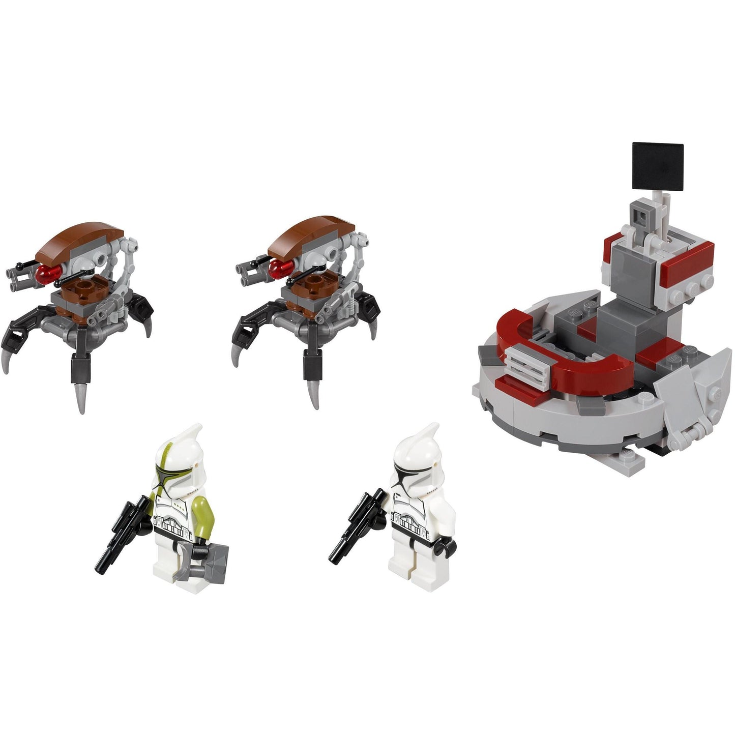 Clone Troopers vs. Droidekas | Star Wars | 75000