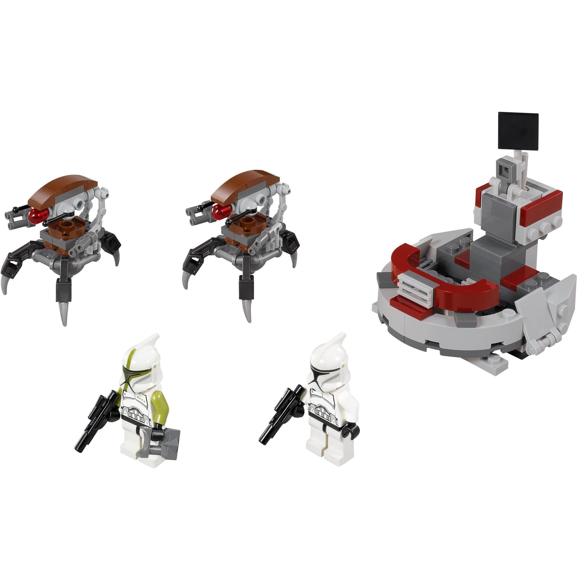 Clone Troopers vs. Droidekas | Star Wars | 75000