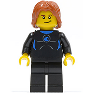 Coast Guard City - Surfer in Wetsuit, Dark Orange Tousled Hair, Crooked Smile | cty0407