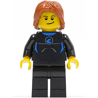 Coast Guard City - Surfer in Wetsuit, Dark Orange Tousled Hair, Crooked Smile | cty0407