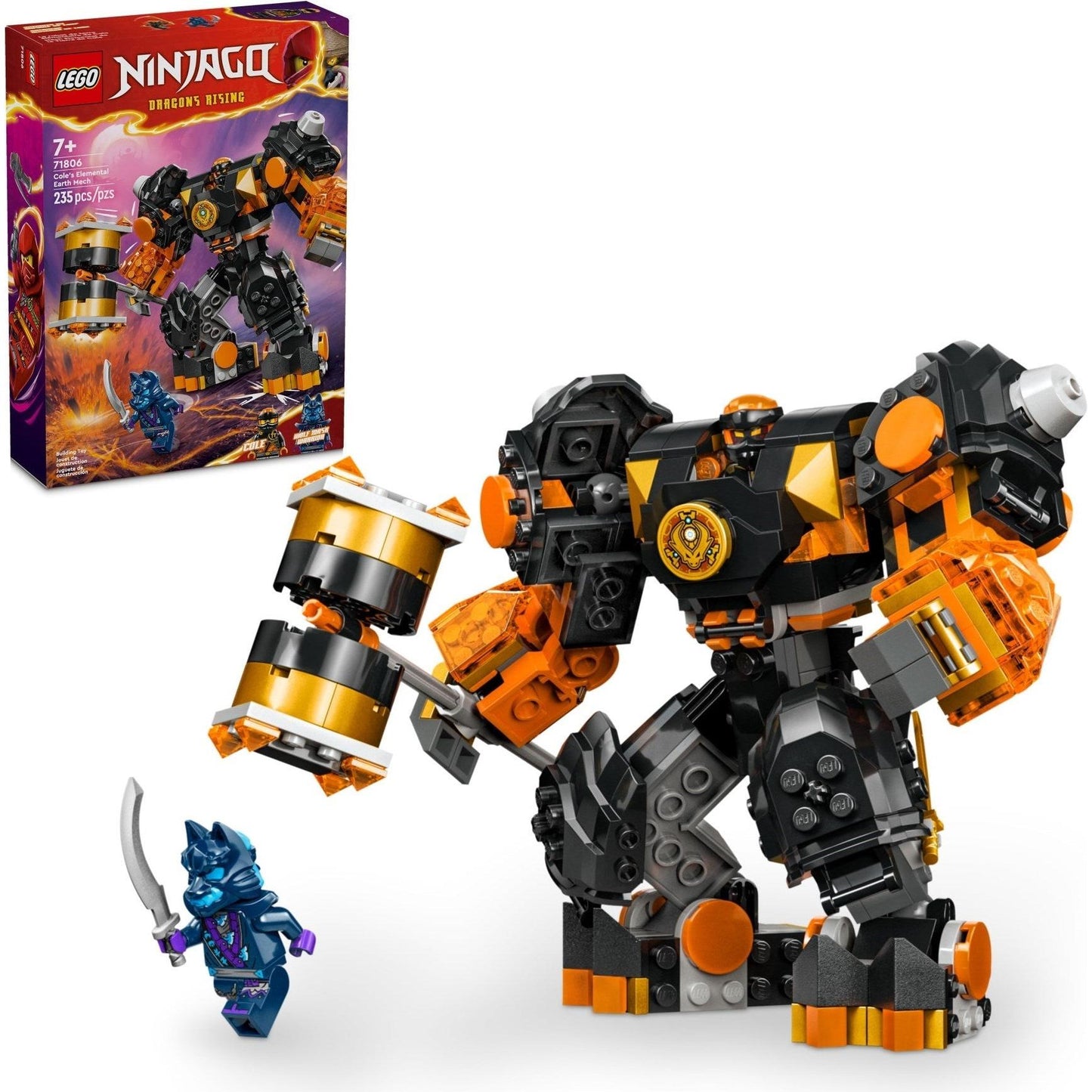 Cole's Elemental Earth Mech | Ninjago | 71806