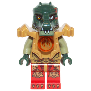 Cragger - Chi de Feu, Armure Lourde, Torse en Or Perle | dim013