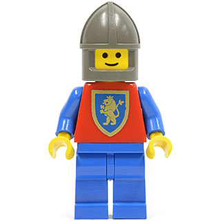 Crusader Lion - Blue Legs, Dark Gray Chin-Guard | cas114