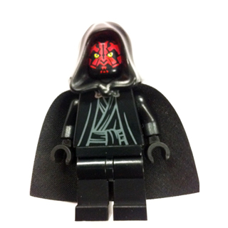 Darth Maul - Hood and Cape, Silver Neck Clasp | sw0394