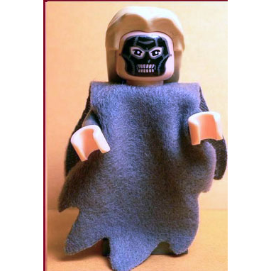 Mangemort (Lucius Malfoy) - Cape style Détraqueur gris bleu foncé | hp073a