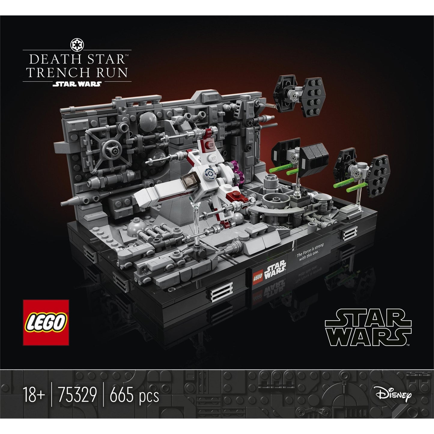Death Star Trench Run Diorama | Star Wars | 75329