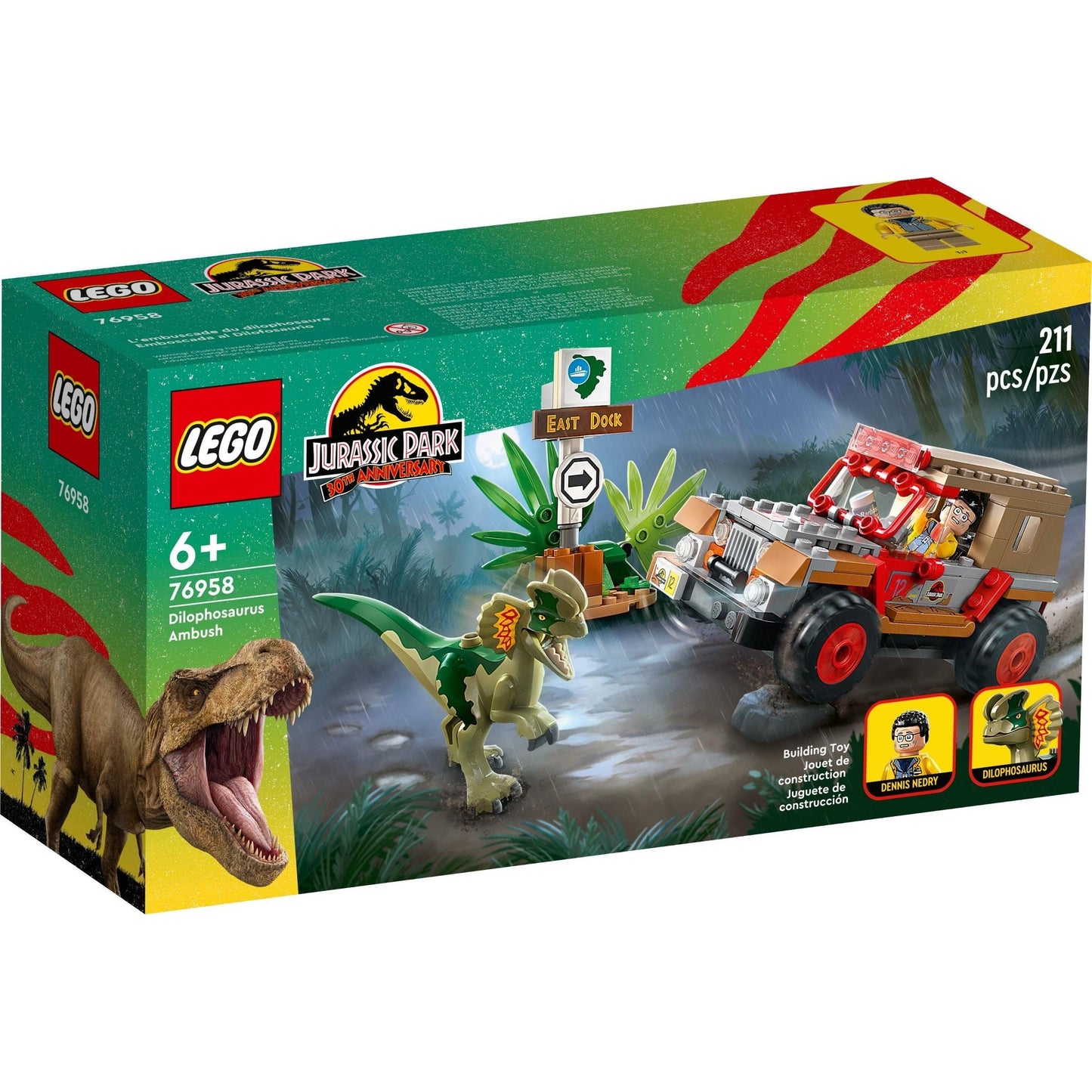Dilophosaurus Ambush | Jurassic World | 76958