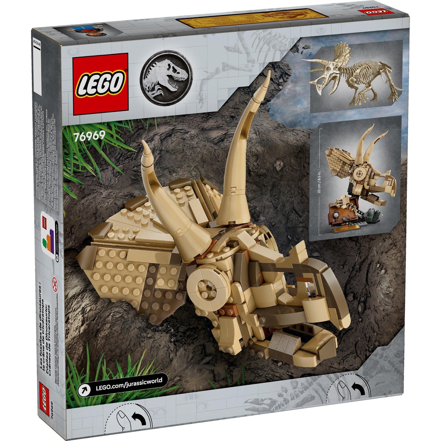 Dinosaur Fossils: Triceratops Skull | Jurassic World | 76969