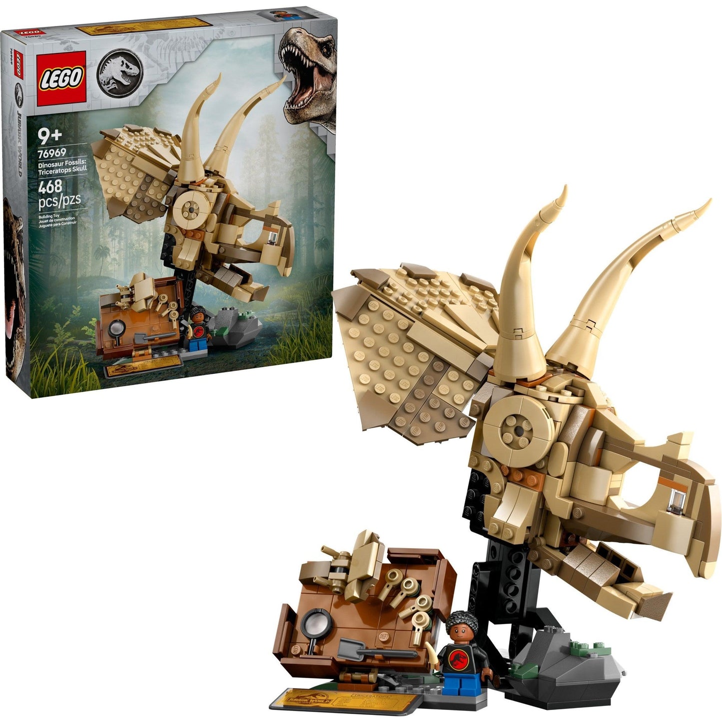 Dinosaur Fossils: Triceratops Skull | Jurassic World | 76969
