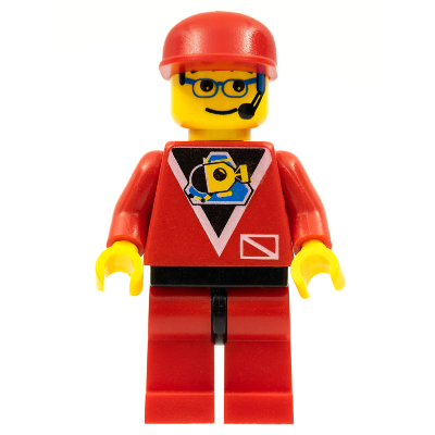 Divers - Control 2, Red Legs with Black Hips, Red Cap | div011