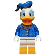 Donald Duck - Chemise à carreaux avec boutons jaunes | dis053