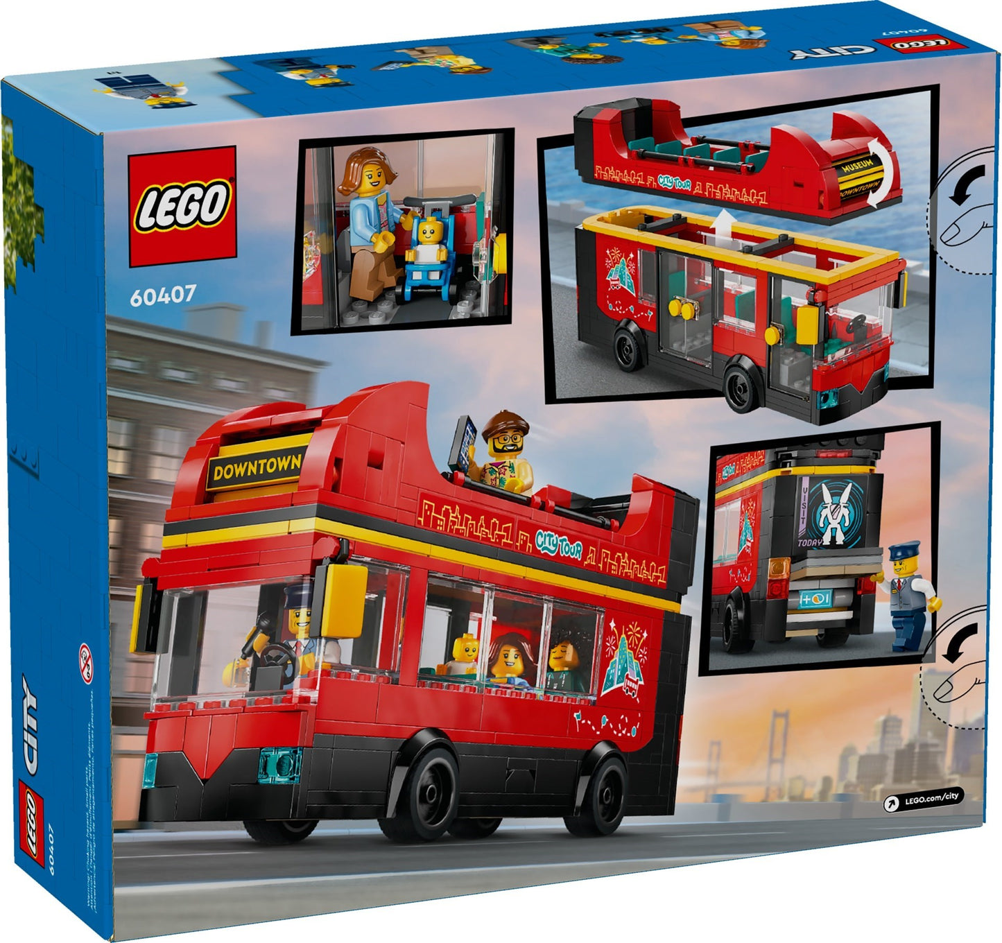 Double-Decker Sightseeing Bus | City | 60407