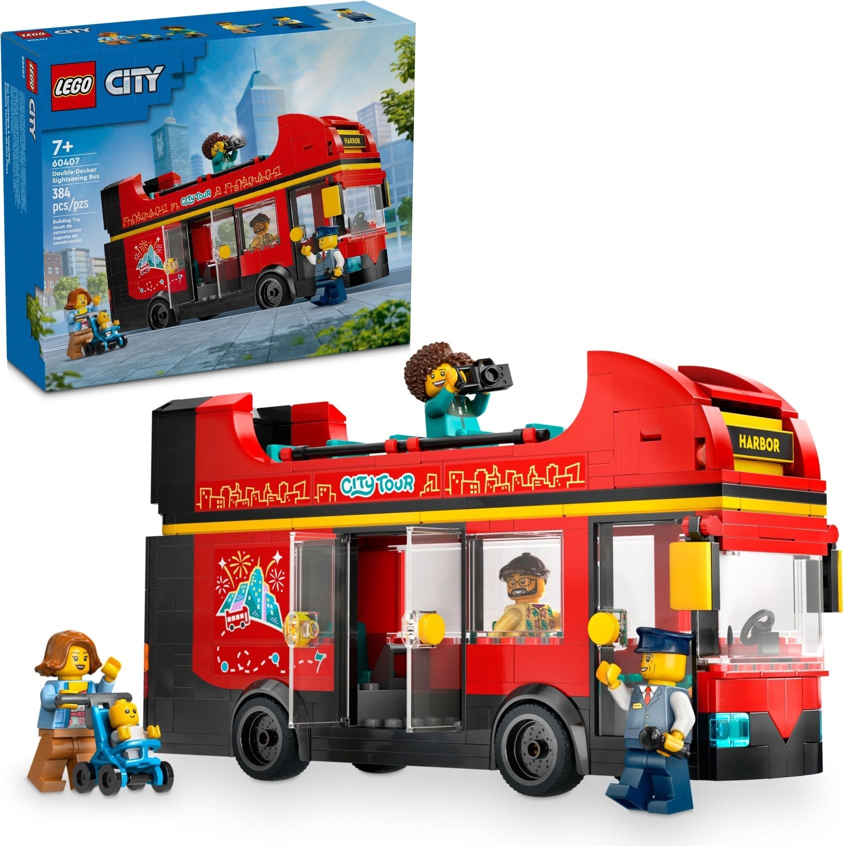 Bus touristique à impériale | Ville | 60407