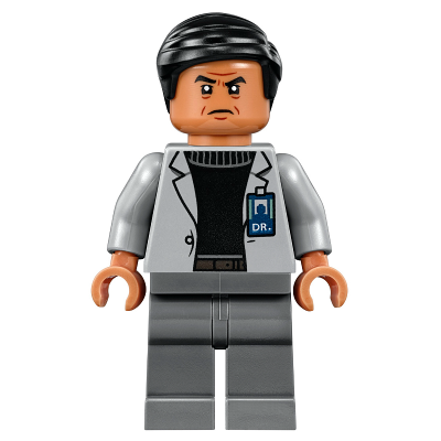 Dr. Henry Wu - Light Bluish Gray Jacket, Smile / Angry Frown | jw017