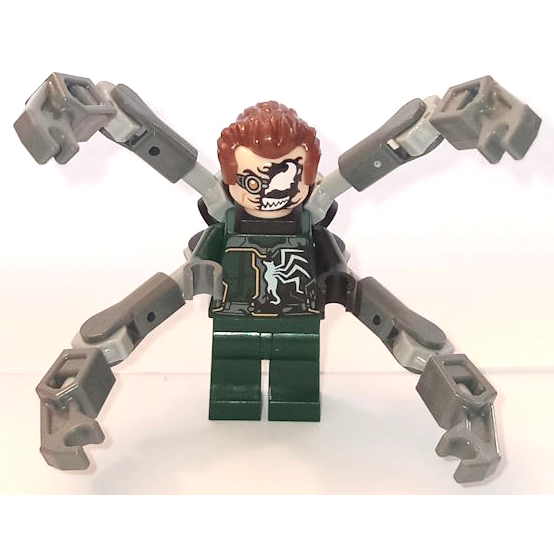 Docteur Octopus (Otto Octavius) / Doc Ock - Costume vert foncé, moitié venimeux, 4 bras mécaniques | sh0946