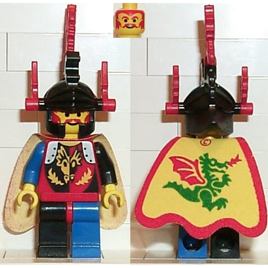 Dragon Knights - Dragon Master, Red Plumes, Dragon Cape | cas219