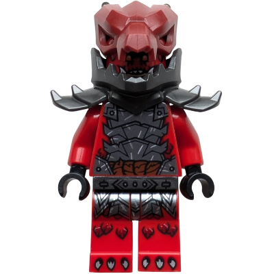 Dragonian Warrior - Open Mouth with Bottom Fangs | njo1054