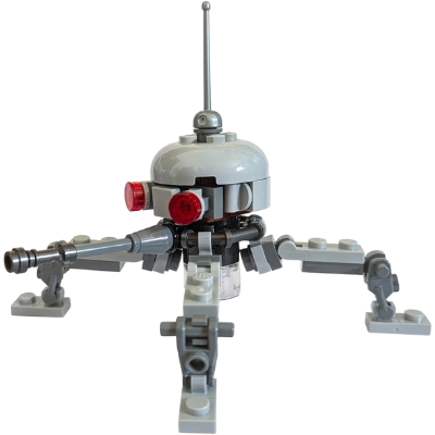 Dwarf Spider Droid - Light Bluish Gray Dome, Lightsaber Hilt | sw1421