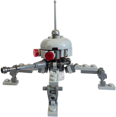 Dwarf Spider Droid - Light Bluish Gray Dome, Lightsaber Hilt | sw1421