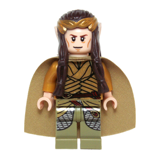 Elrond - Gold Crown, Pearl Gold and Olive Green Clothing | lor105