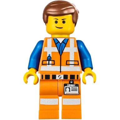 Emmet - Lopsided Closed Mouth Smile, without Piece of Resistance | tlm087