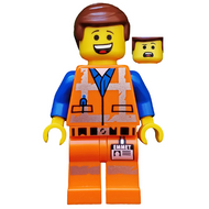 Emmet - Lopsided Grin / Confused, Worn Uniform | tlm180