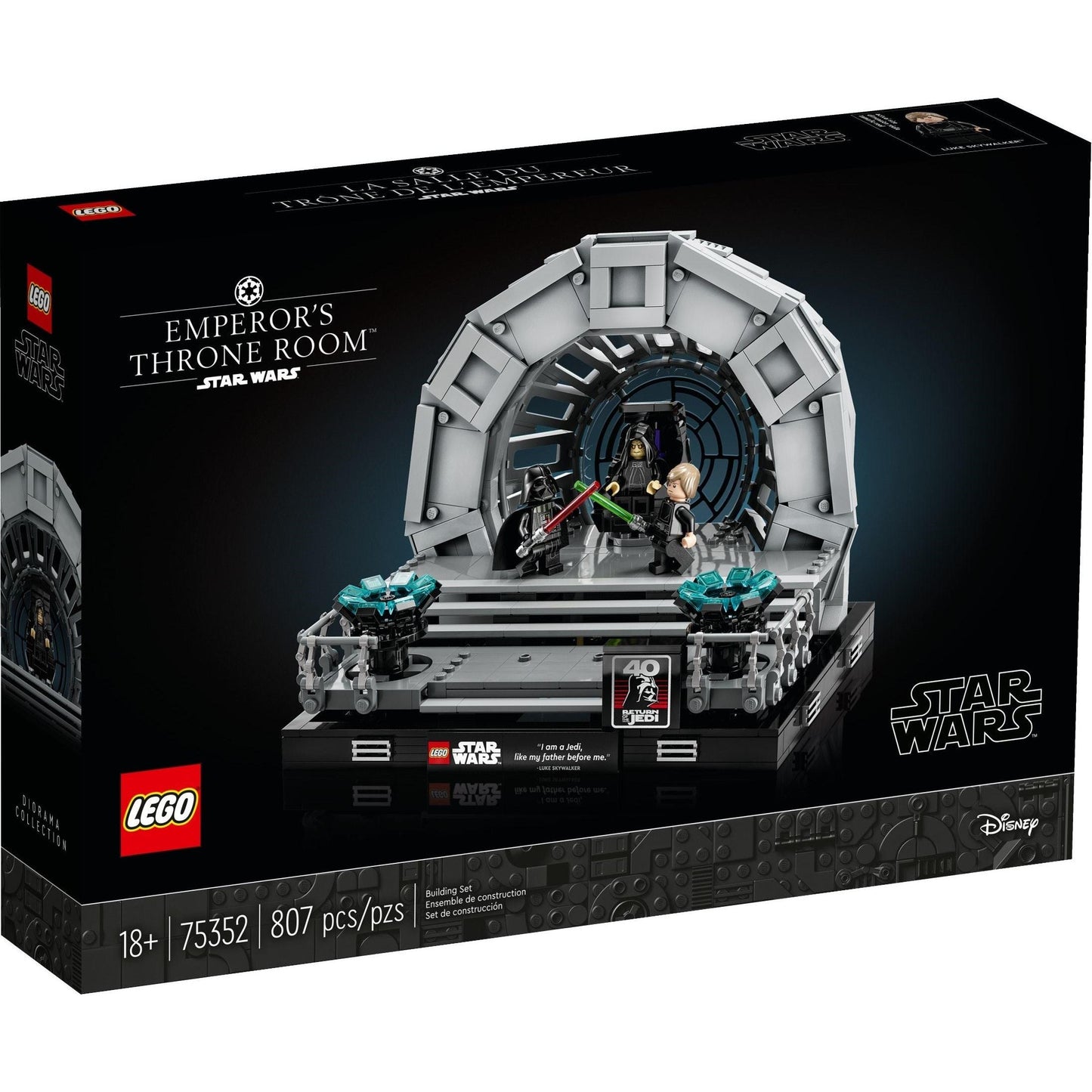 Emperor's Throne Room Diorama | Star Wars | 75352