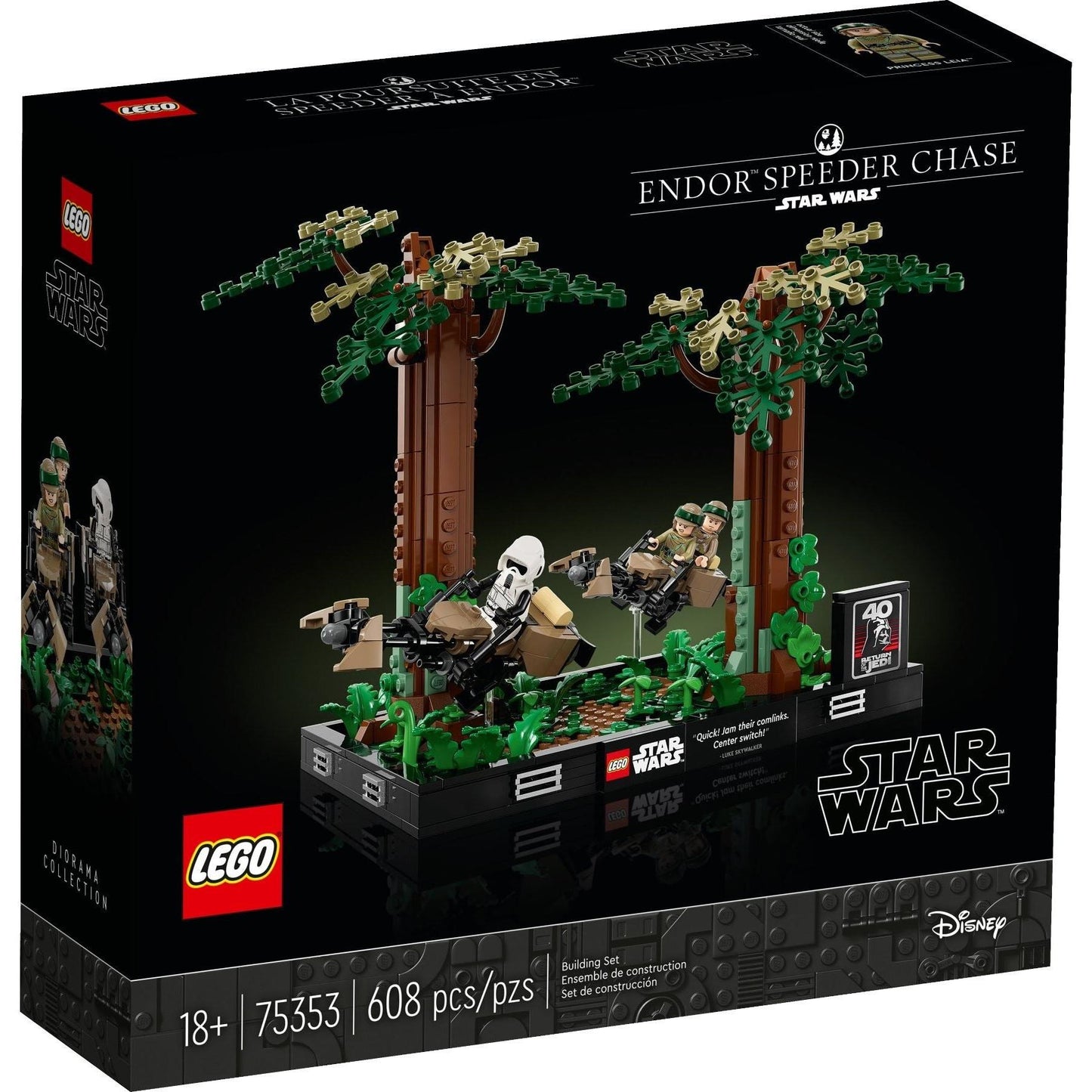 Endor Speeder Chase Diorama | Star Wars | 75353