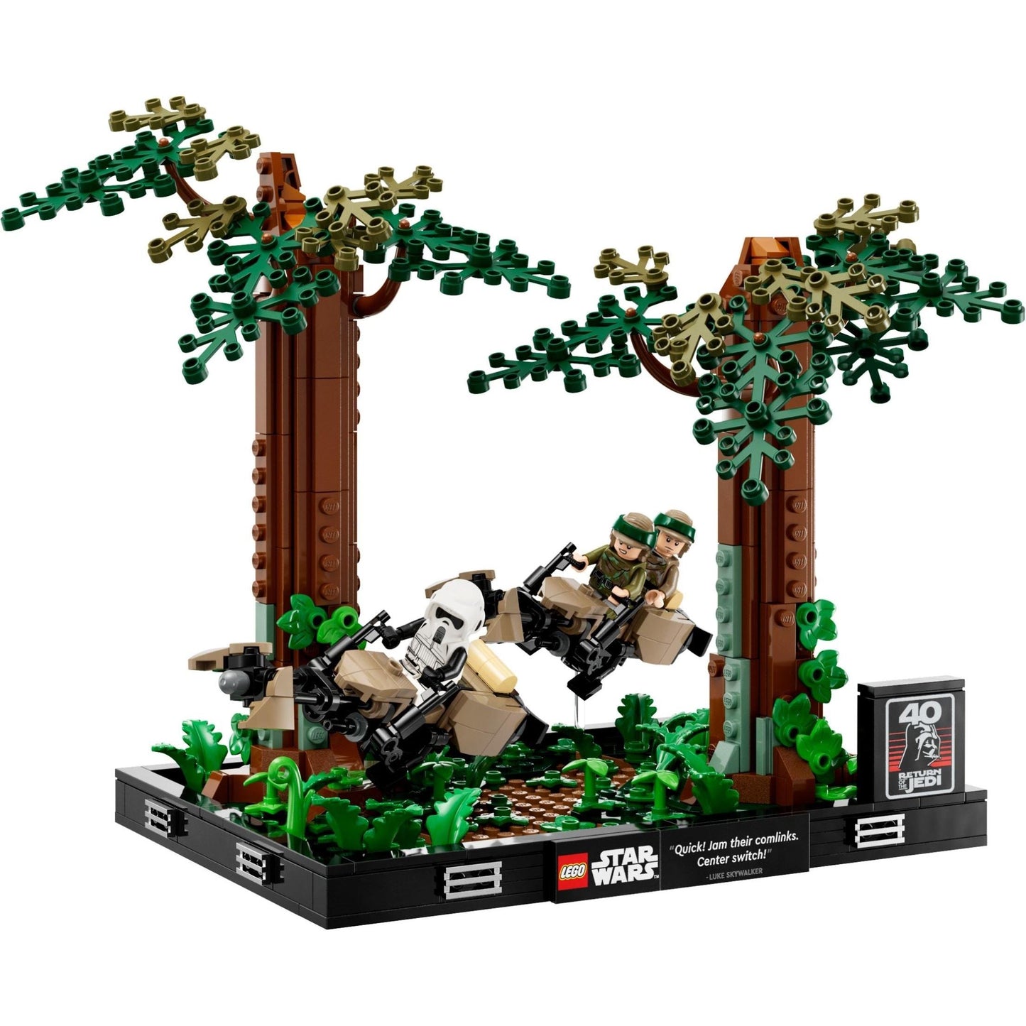 Endor Speeder Chase Diorama | Star Wars | 75353