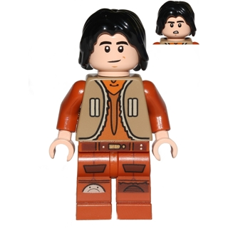 Ezra Bridger - Dark Tan Vest, Hair | sw0574