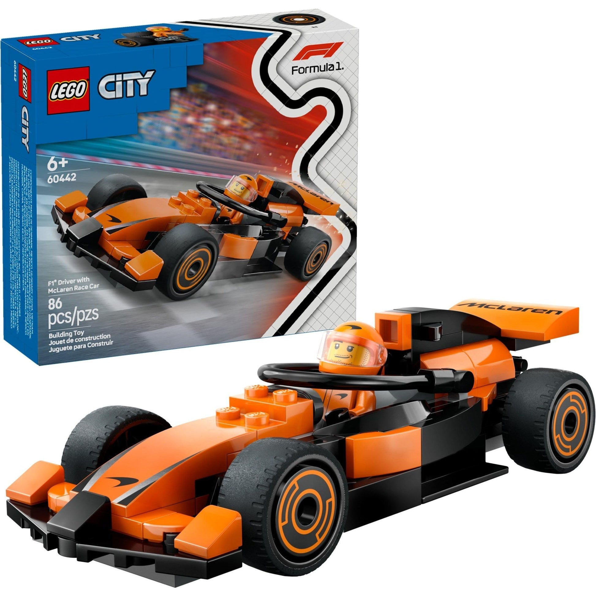 F1 Driver with McLaren Race Car | City | 60442