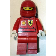 F1 Ferrari Pit Crew Member - with Shell Torso Stickers | rac025bs