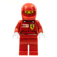 F1 Ferrari Pit Crew Member - with Vodafone Shell Torso Stickers | rac025s