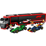 F1 Truck with RB20 & AMR24 F1 Cars | City | 60445
